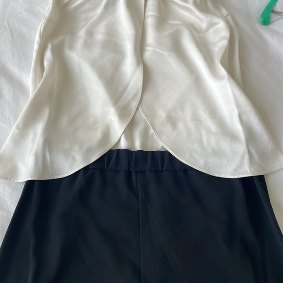 10 Crosby Derek Lam x Intermix Silk Jumpsuit with Open Back, Size 0 - Picture 4 of 7